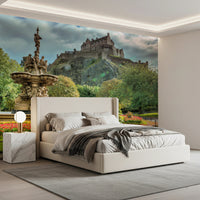 Edinburgh Castle View Wall Mural