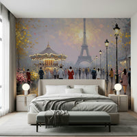 Eiffel Dreamscape Wall Mural