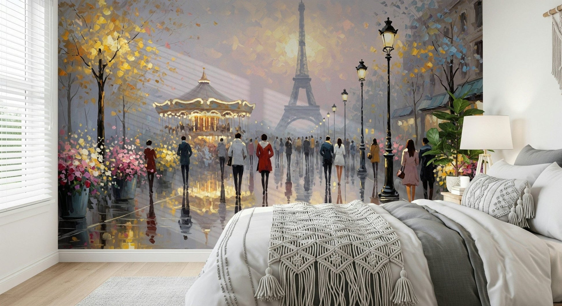 Eiffel Dreamscape Wall Mural