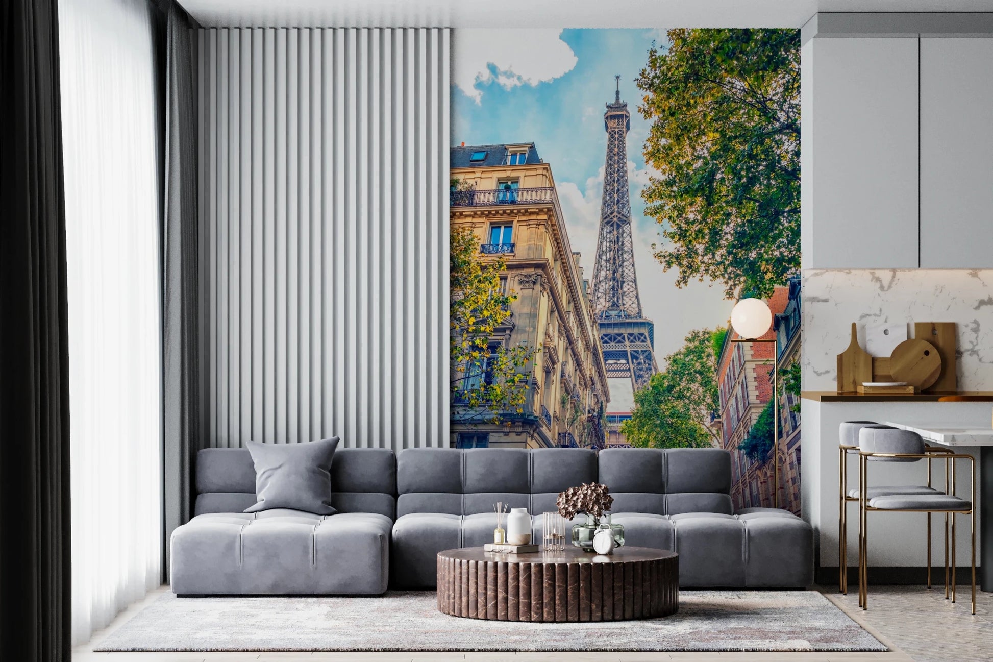 Eiffel Elegance Wall Mural