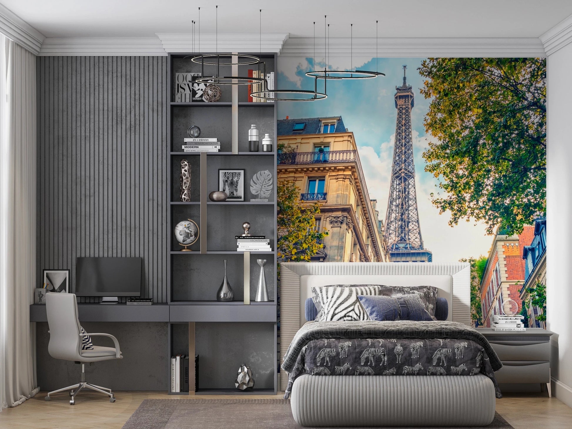 Eiffel Elegance Wall Mural