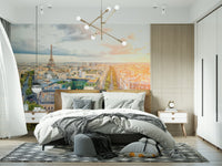 Eiffel's Dawn Wall Mural
