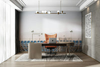 An artistic nature landscape mural for home decor.

