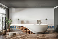 A beautiful panoramic view wall mural for a living room.

