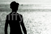 A high-quality serene ocean wall mural for walls.

