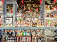 Stunning Elegant Bar Interior mural Illuminated bar view with diverse beverage selection.