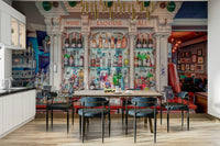 Fine Spirits Elegant fancy lounge mural
