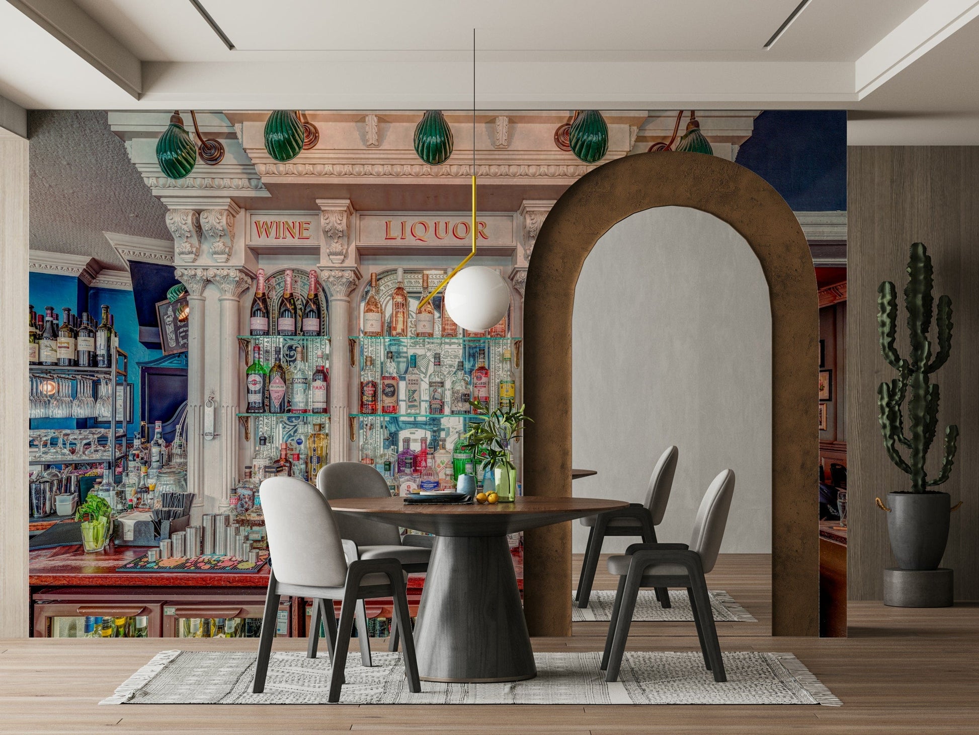 Fine Spirits Elegant classy wall covering