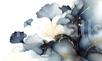 Neutral toned wall decor for a nursery or study featuring subtle botanical prints.