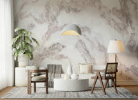 A contemplative elegant marble wallpaper mural for a feature wall.