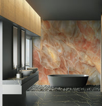 A beautiful quartz stone wallpaper mural for a modern home.

