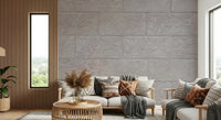 Elegant stone texture wall mural combining clean lines and natural stone patterns for upscale interiors.