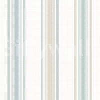 Modern striped design with coastal tones
