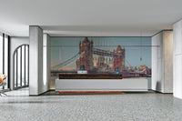 london bridge scene at night

