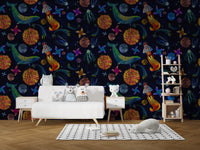 Starry universe wallpaper with a twist
