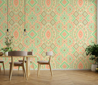 View of friendly shapes and a playful pattern


