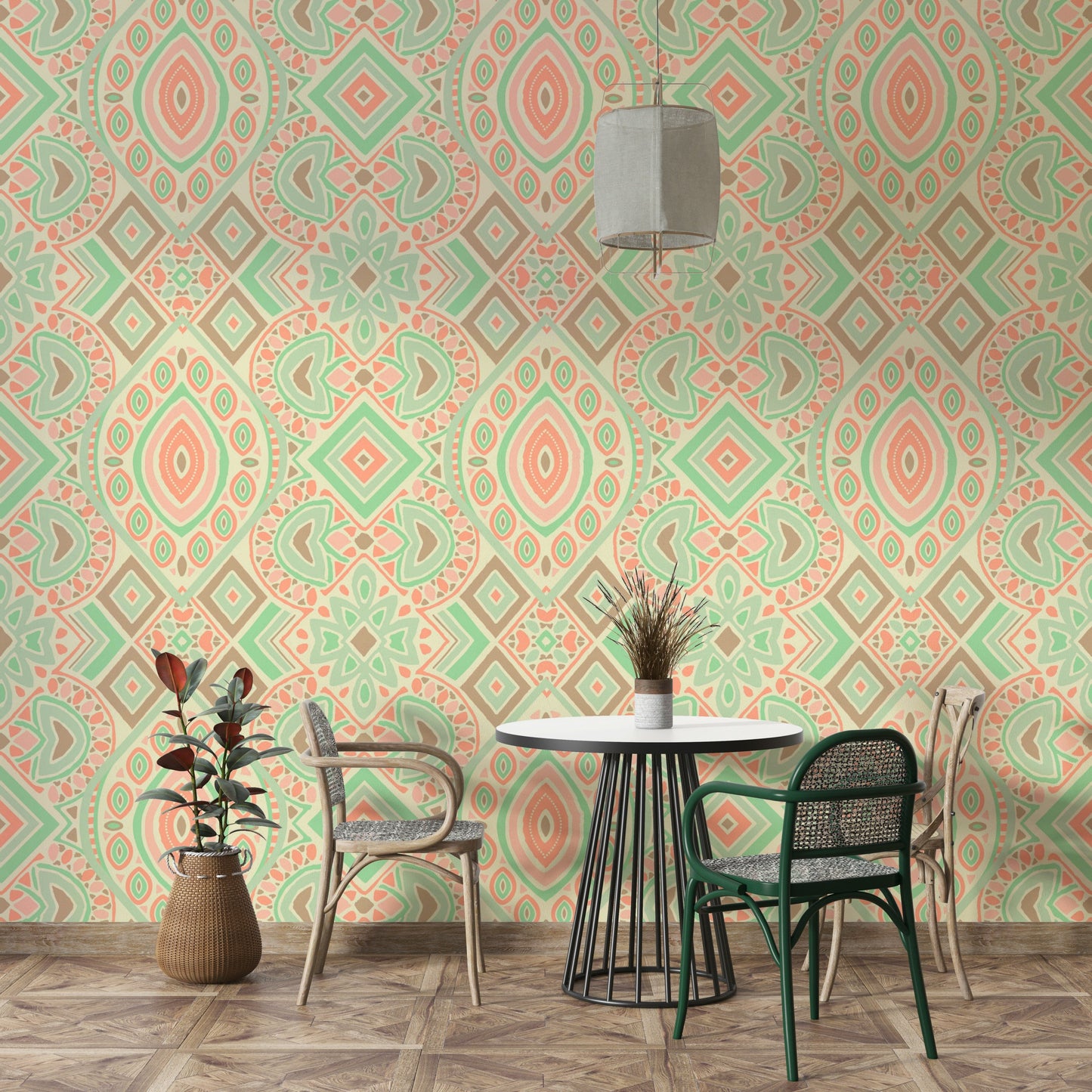 Wall decor showing a tranquil abstract view


