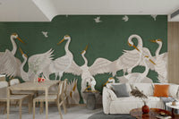 Wall mural showing a quiet abstract scene

