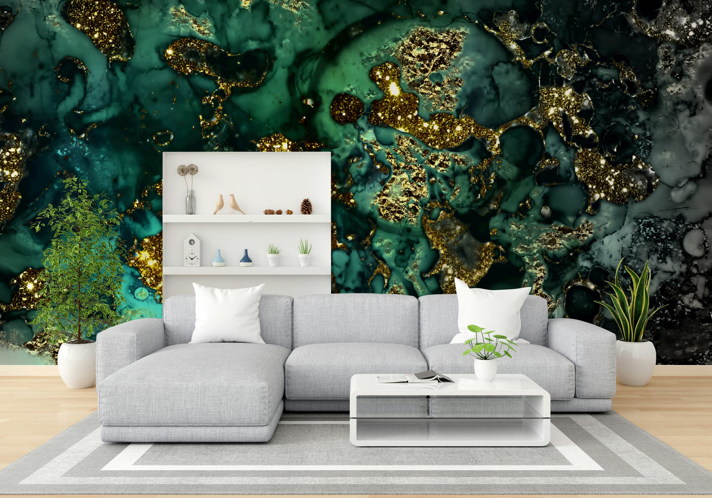 A high-quality print of a luxurious texture.

