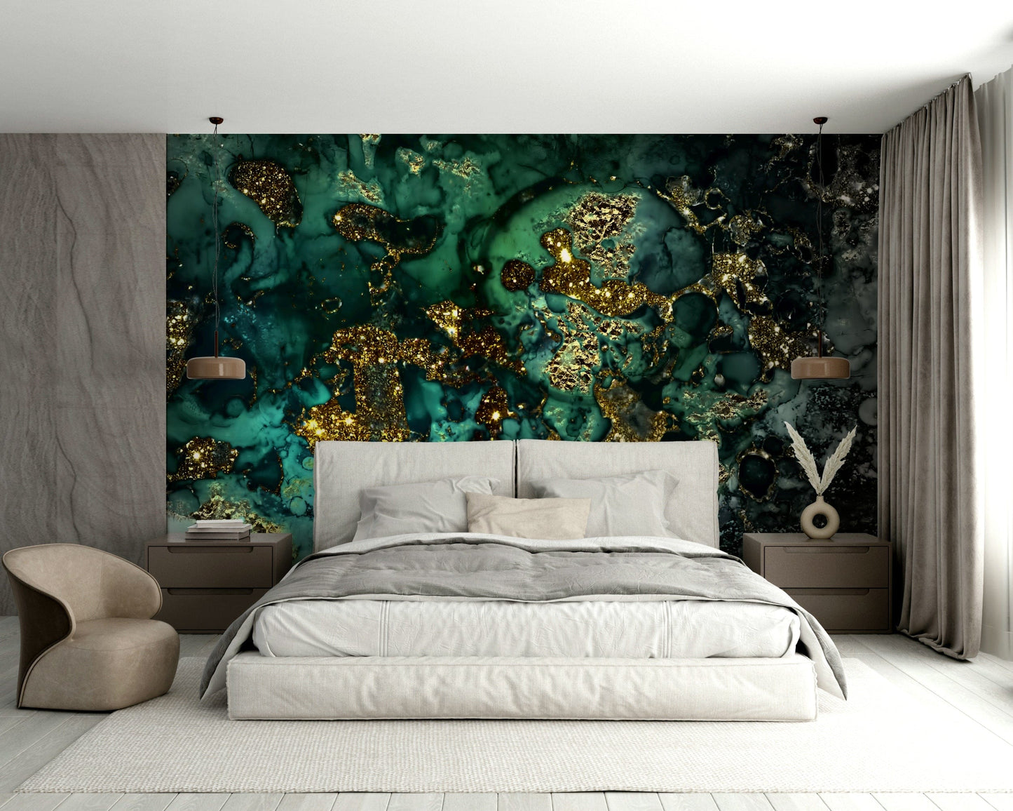 A high-quality print of a luxurious texture.

