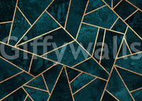 A high-quality minimalist block wall mural for walls.