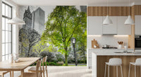 Emerald Metropolis Wall Mural