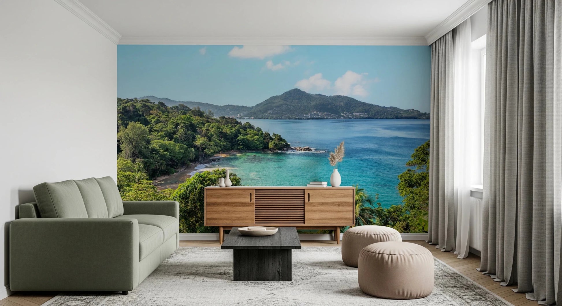 Emerald Shores Wall Mural