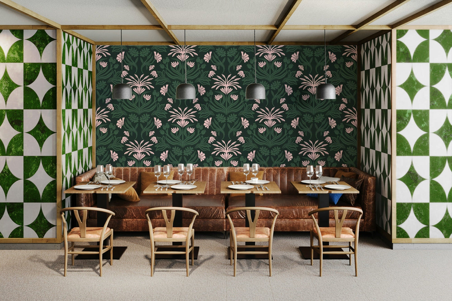 Close-up of delicate flowers in pastel hues

