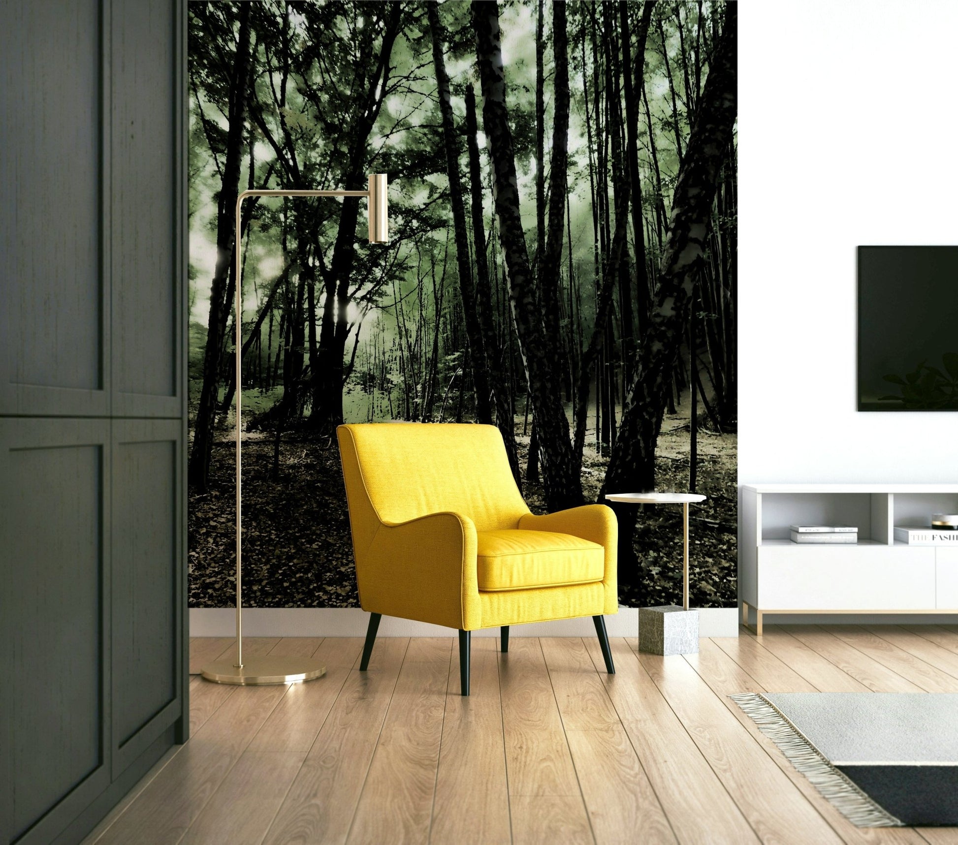 The texture of a large photographic print
