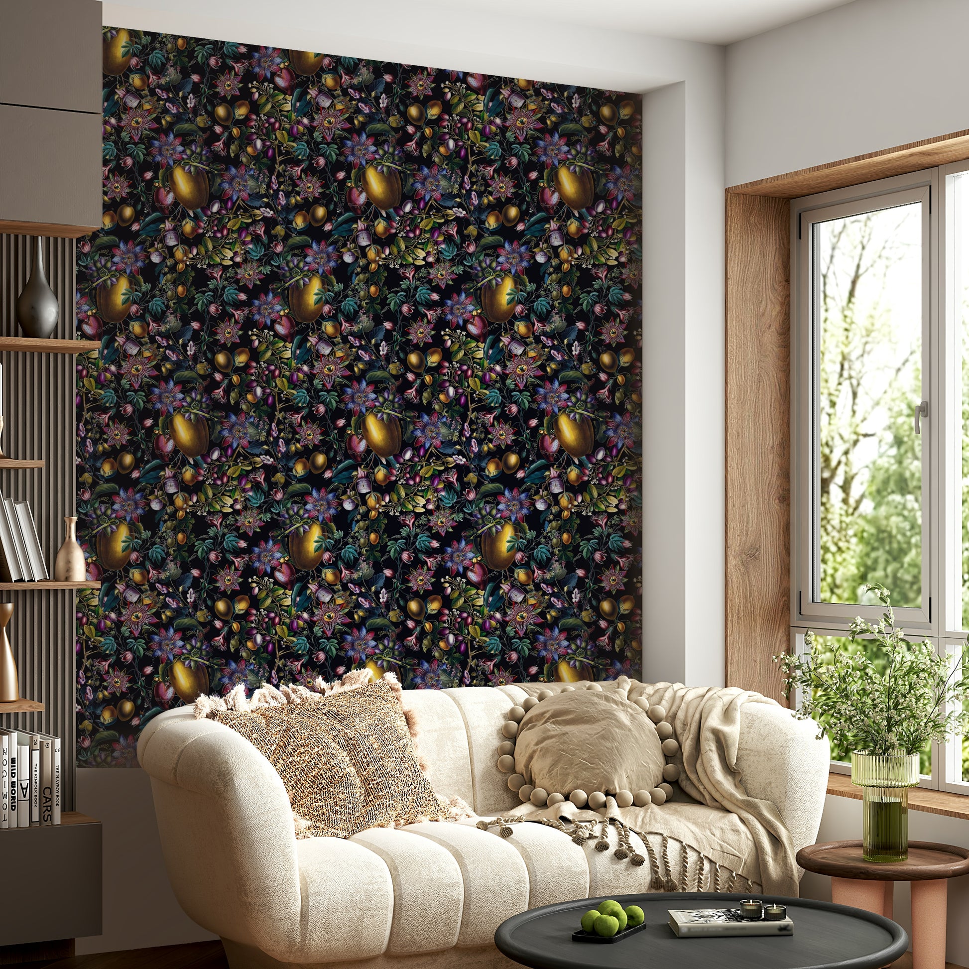 Enchanted Garden wallpaper bringing the magic of nature into your home.

