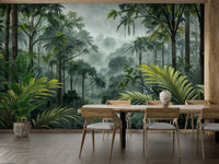 Enchanted jungle trees wallpaper

