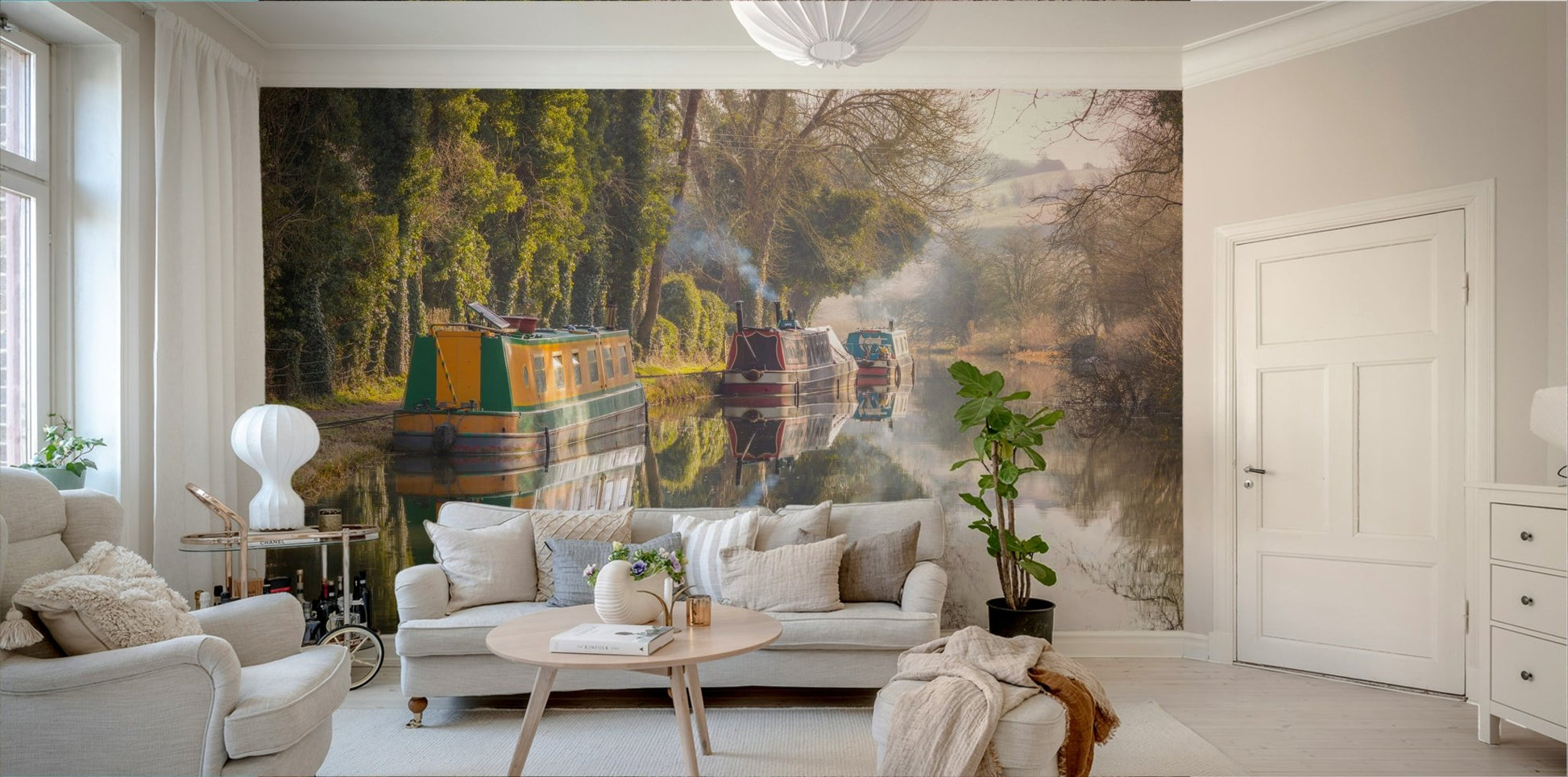 Still water mural wallpaper

