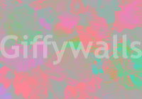 Light floral design for living space


