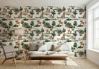 Classic riding wall mural, horse and person print, Equestrian Dreamscape feature.