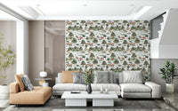 Equestrian Escape pastoral landscape wall treatment.