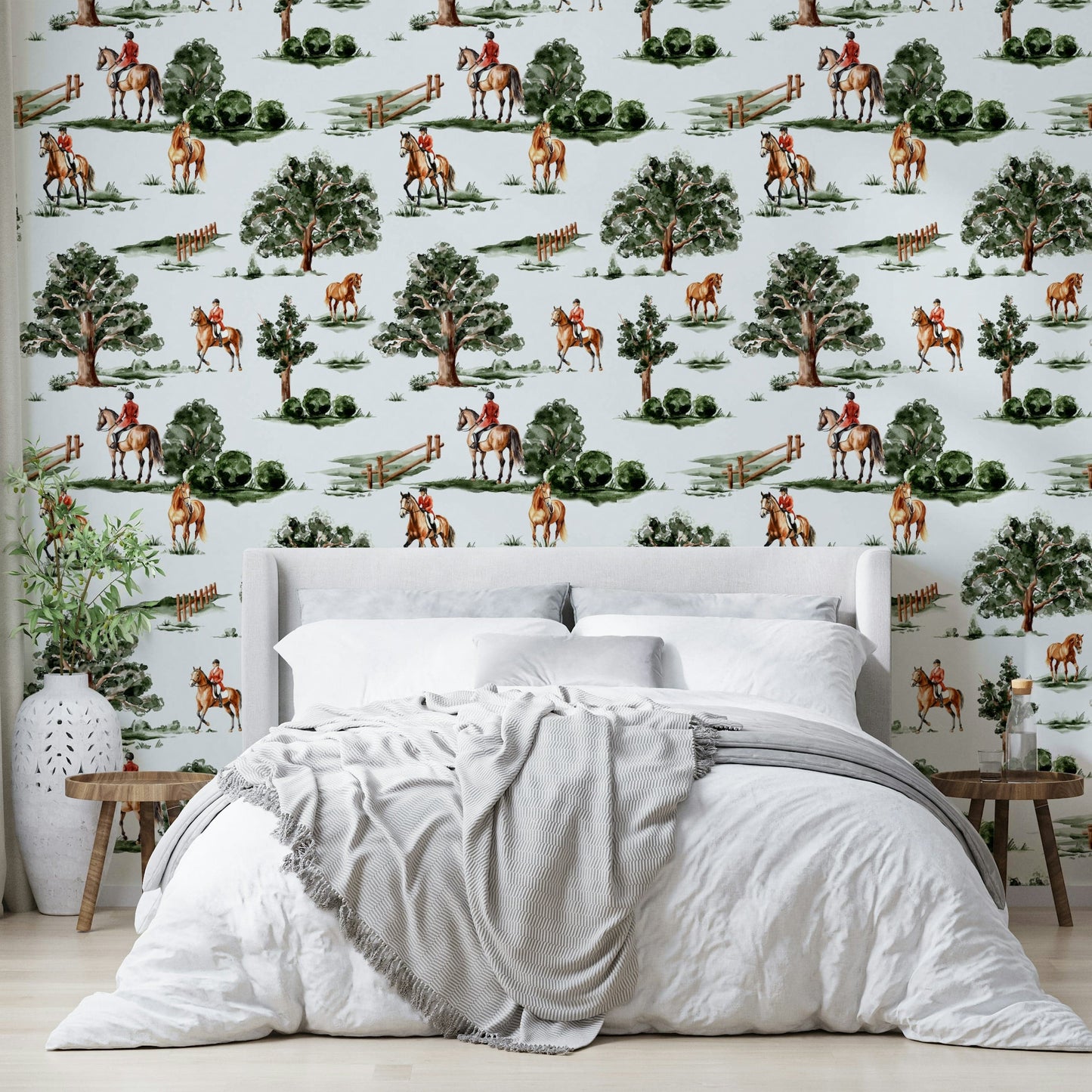 A wall covering with a rich, classic feel.

