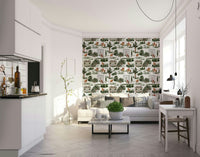 A wall covering with a sophisticated, elegant feel.

