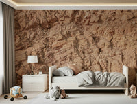 A beautiful textured earth wallpaper mural for a modern home.

