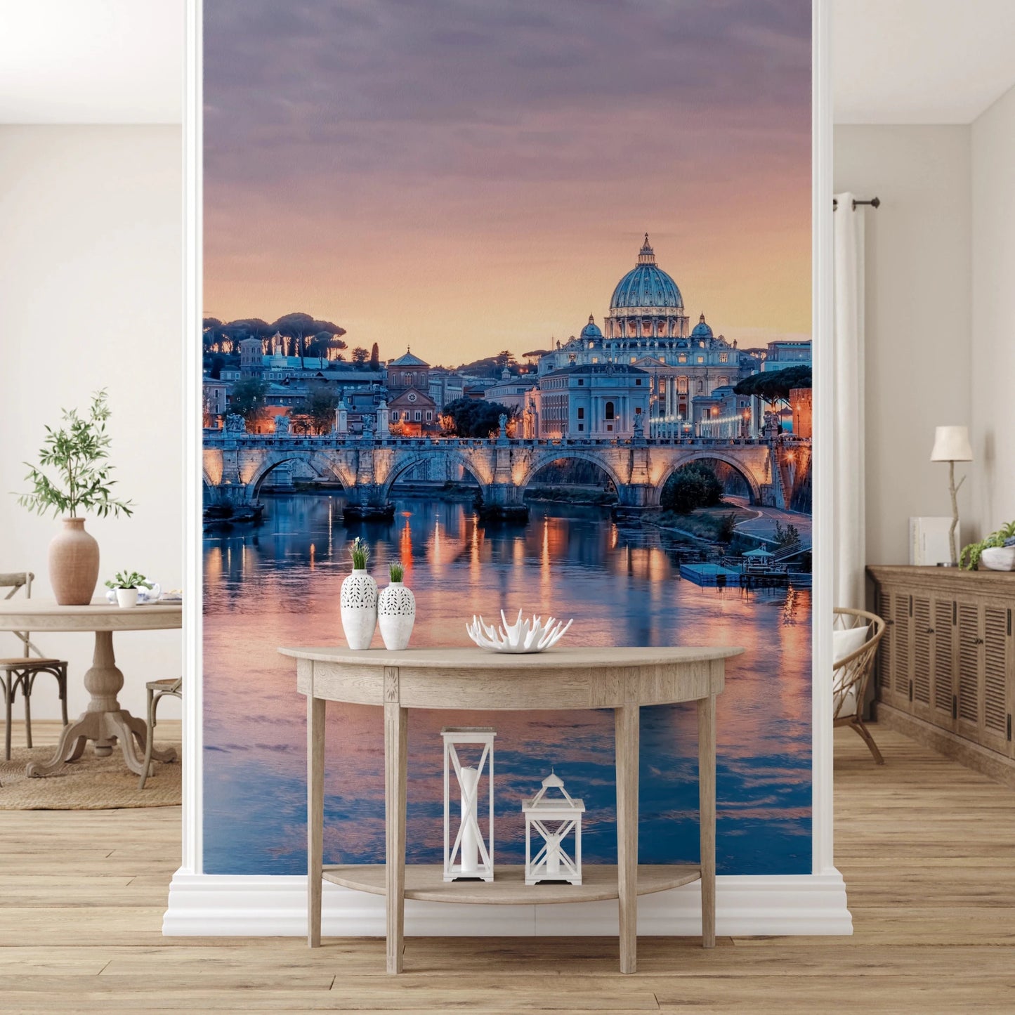 Eternal City Dusk Wall Mural