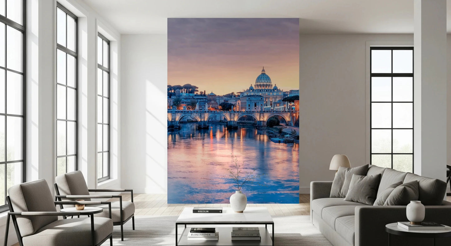 Eternal City Dusk Wall Mural