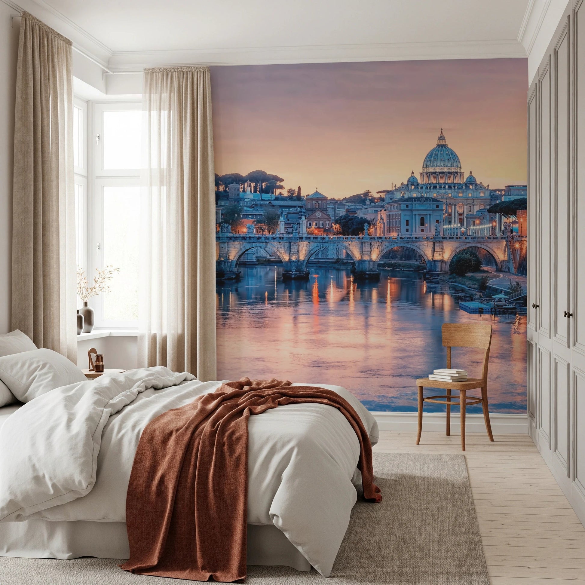 Eternal City Dusk Wall Mural