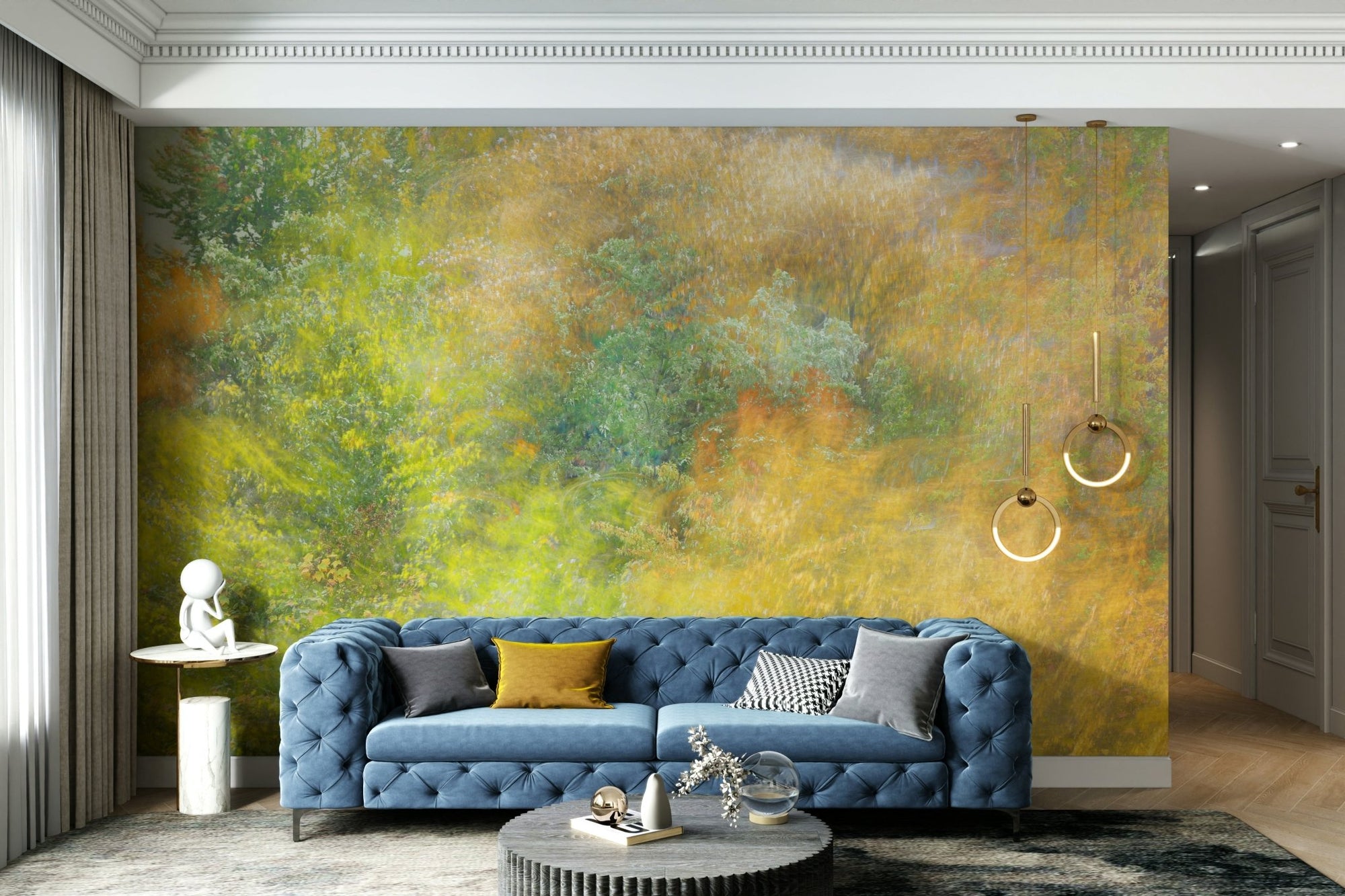 Autumn forest mural wallpaper
