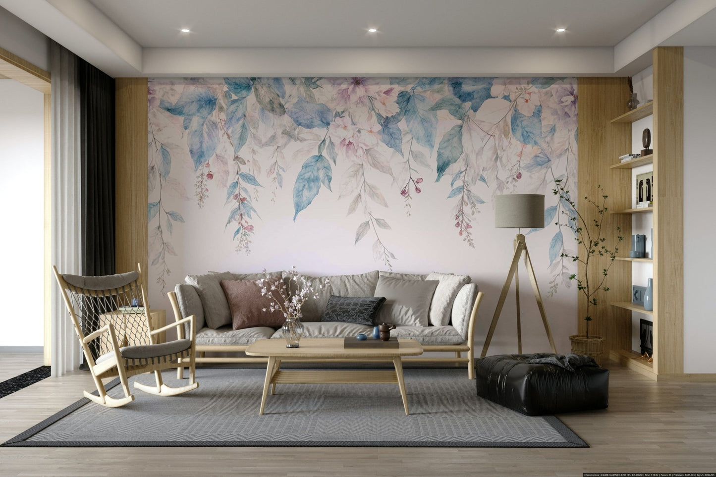 The feeling is one of fresh elegance.

