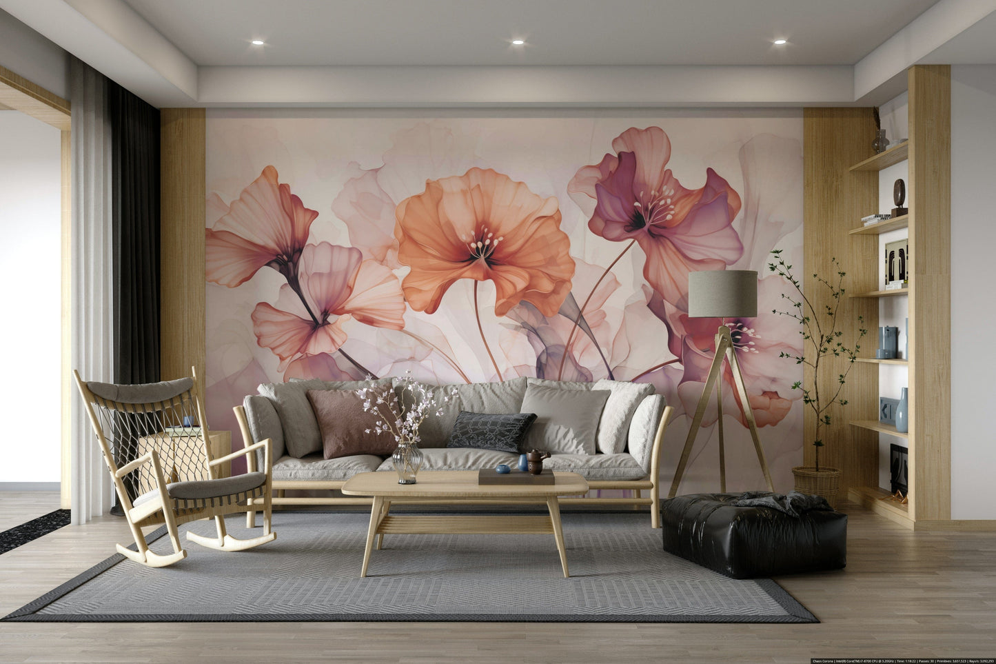 The look is subtle, sophisticated, and very serene.
