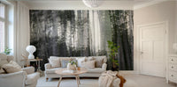 A sense of depth created by blurred foliage

