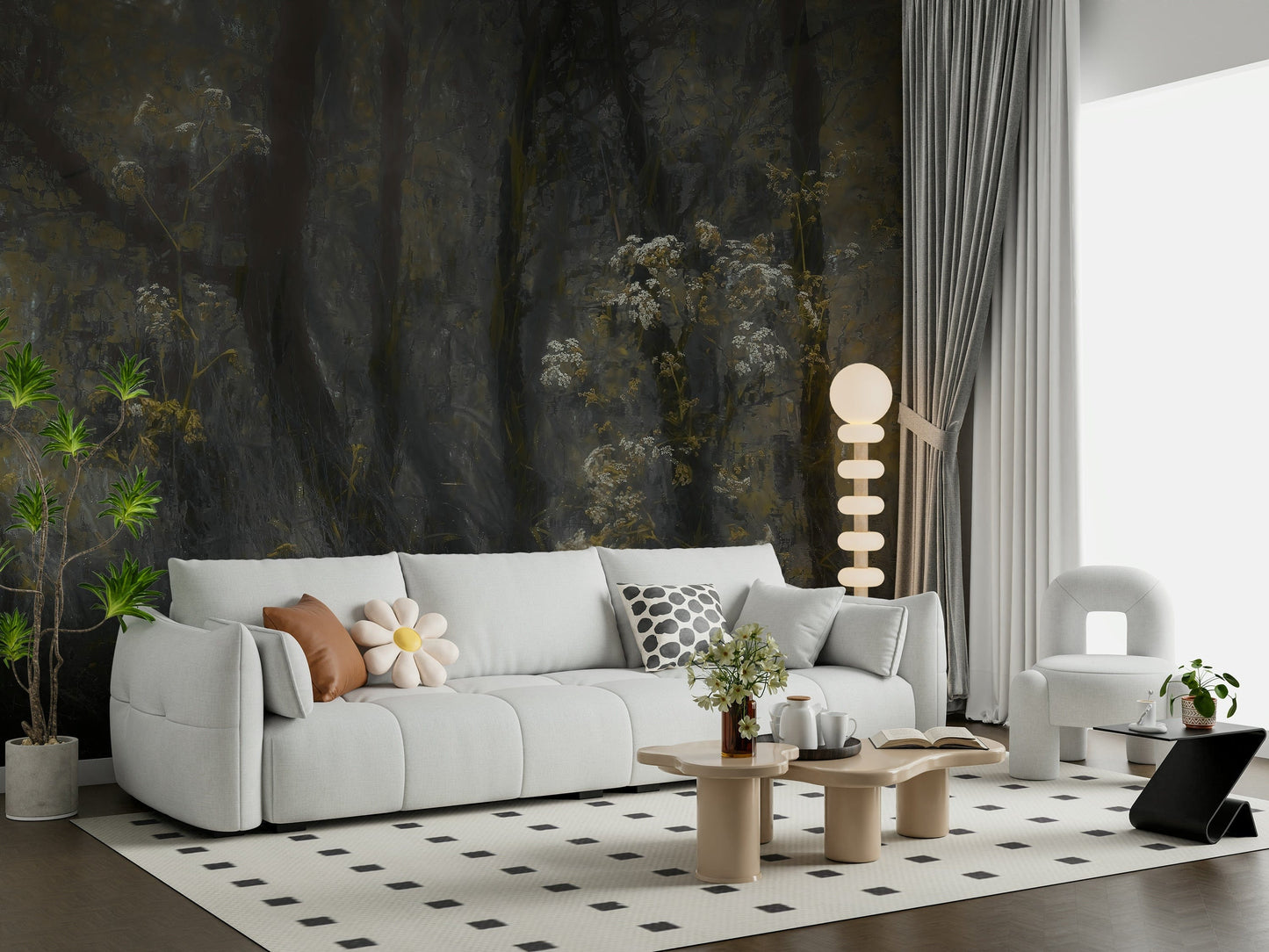 Ethereal Forest Whisper Wall Mural - 1689164