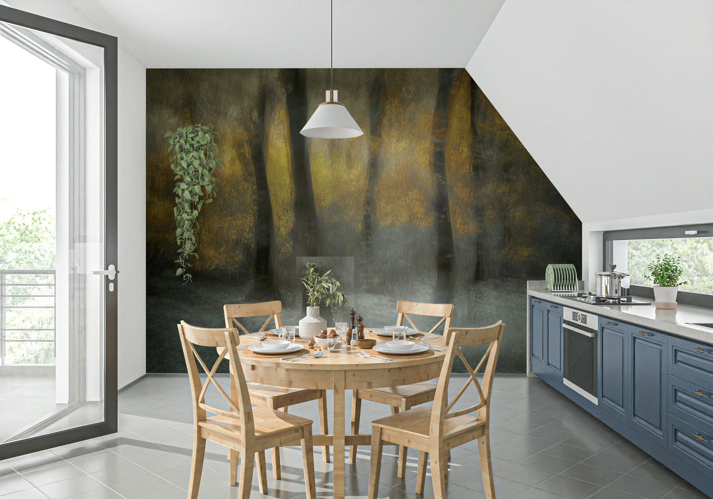 Ethereal Forest Whispers Wall Mural -1434012