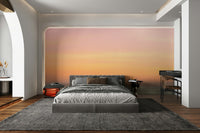 Minimalist design depicting a serene horizon

