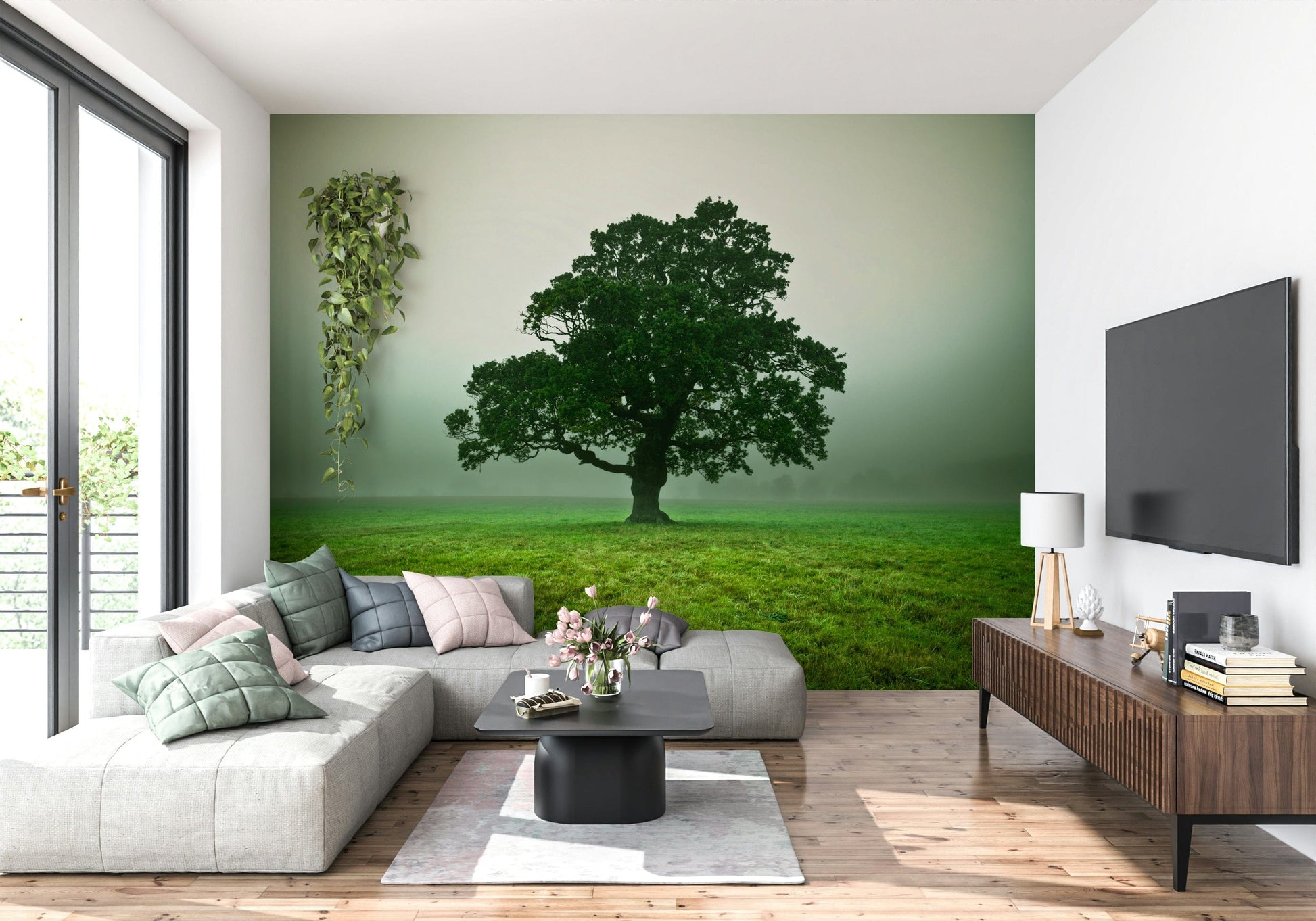Landscape Ethereal Presence wall art lonely tree photography print.