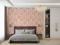 Delicate botanical print wallpaper
